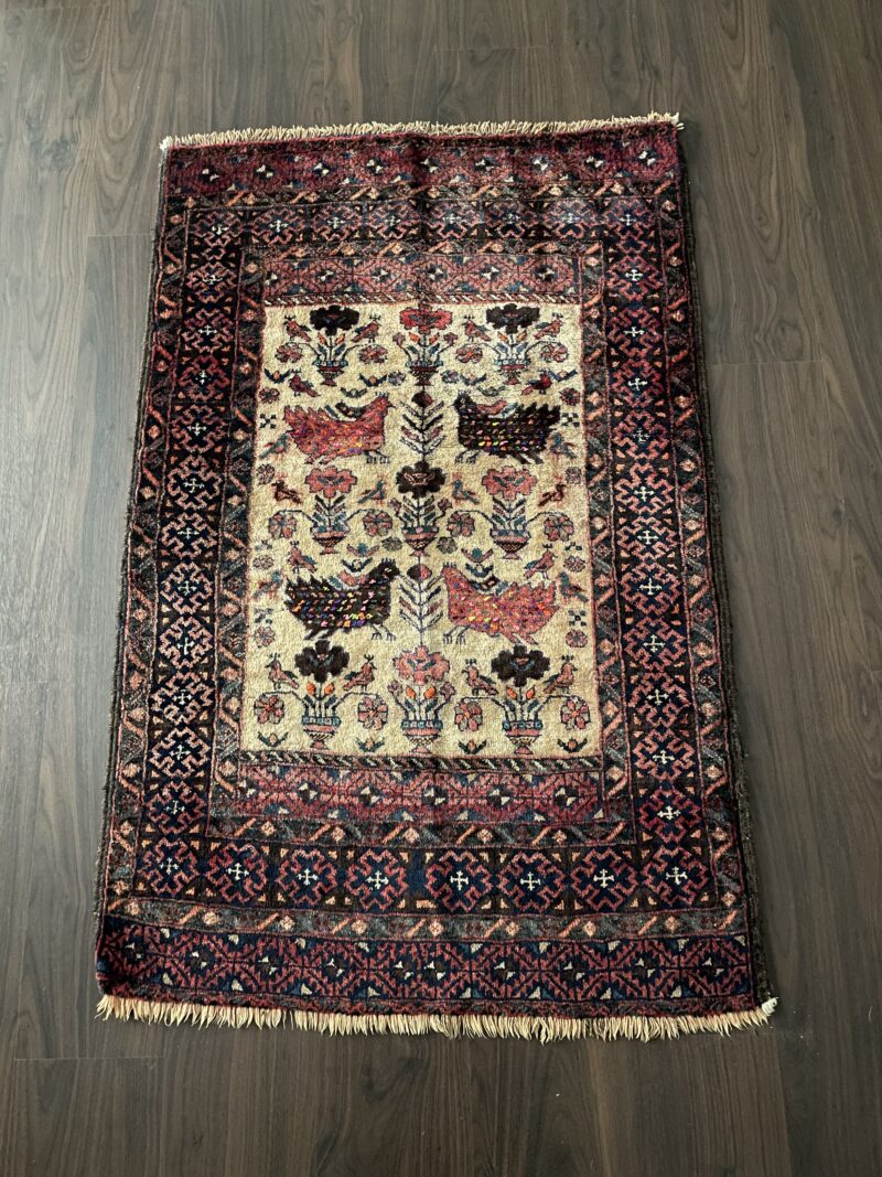 135X85 Boloshi Persian rug سجاده فارسيه بلوشيه