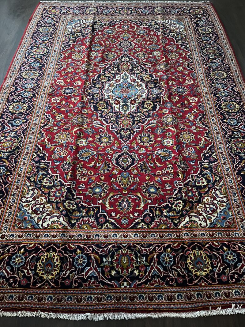 3X190 Persian Kashan Rug سجادة  فارسيه كاشان - Image 2