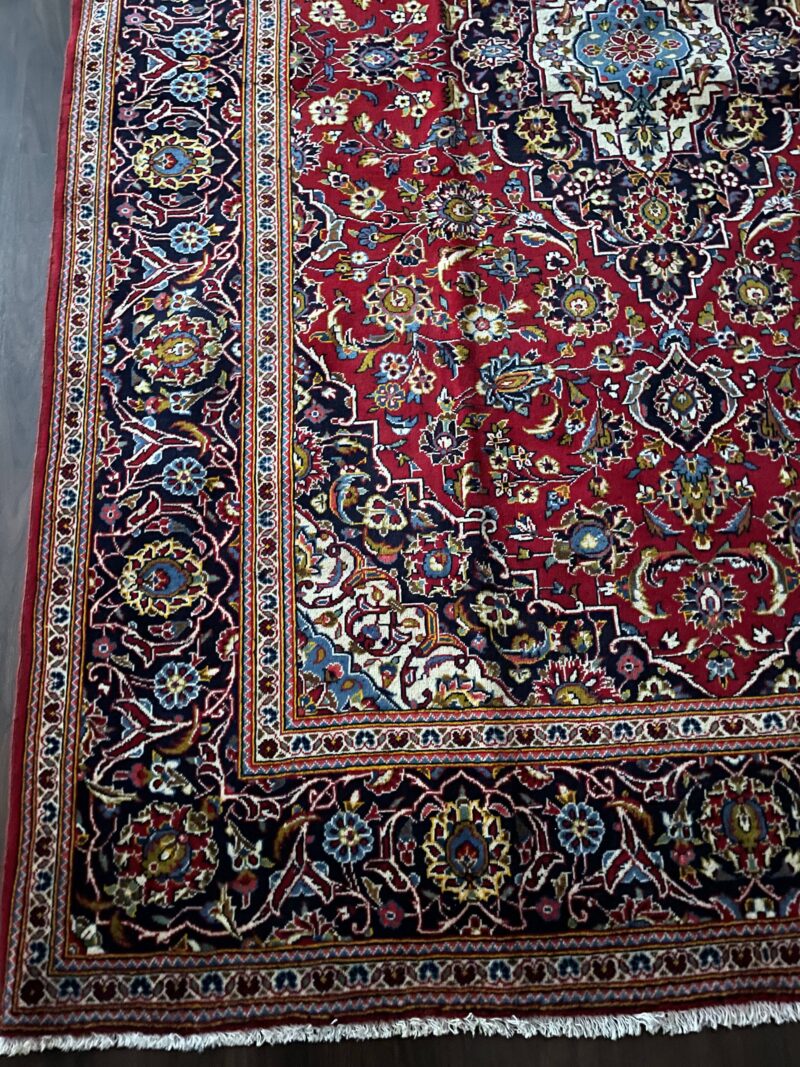 3X190 Persian Kashan Rug سجادة  فارسيه كاشان - Image 3