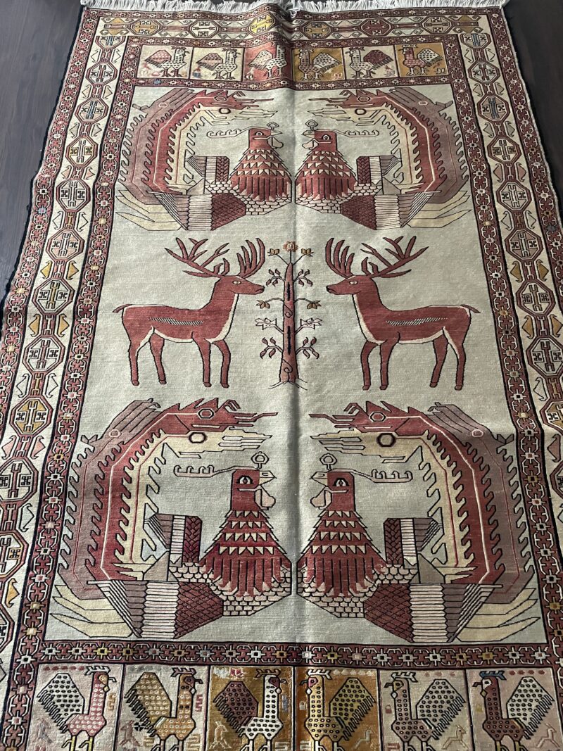 2X120 Persian Ardabil rug سجادة فارسيه أردابيل - Image 3