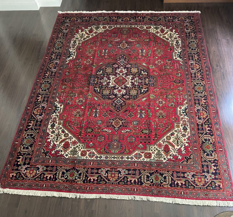 4X3 Persian Heriz Rug  سجادة فارسيه هريس