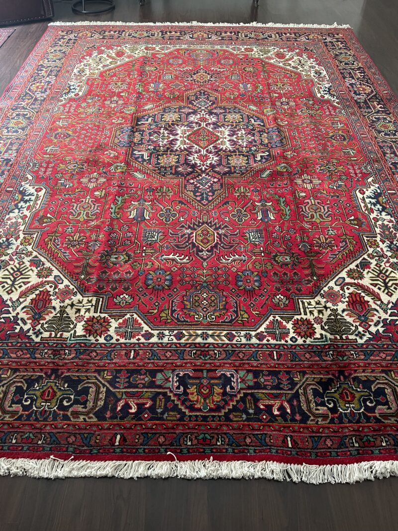 4X3 Persian Heriz Rug  سجادة فارسيه هريس - Image 4