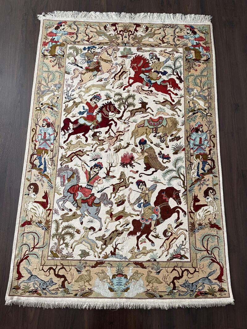 2 X130 zanjan Persian rug سجادة فارسيه زنجان