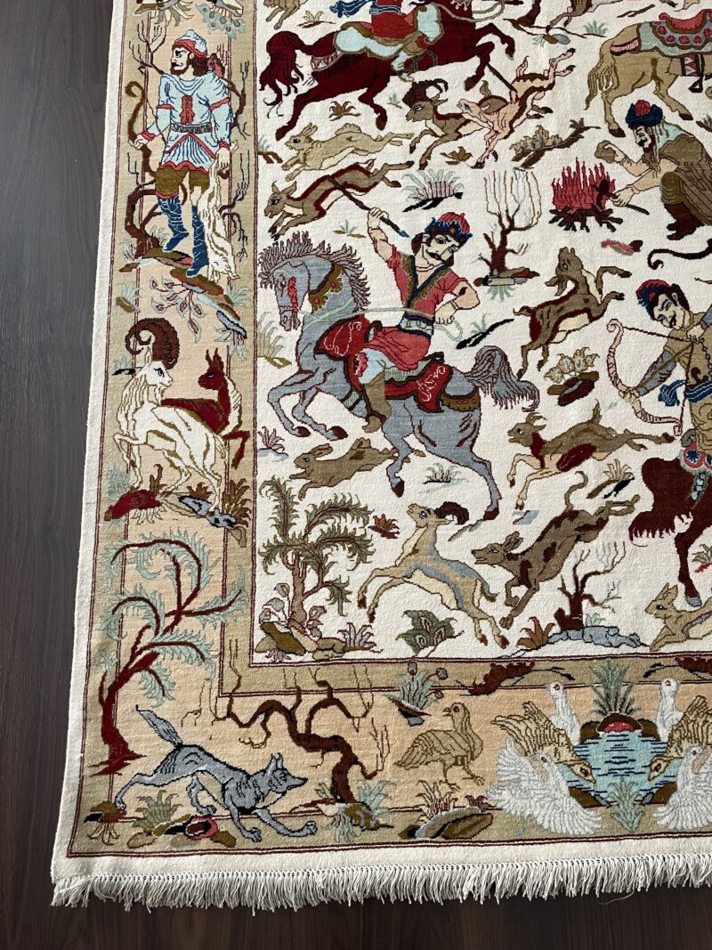 2 X130 zanjan Persian rug سجادة فارسيه زنجان - Image 3