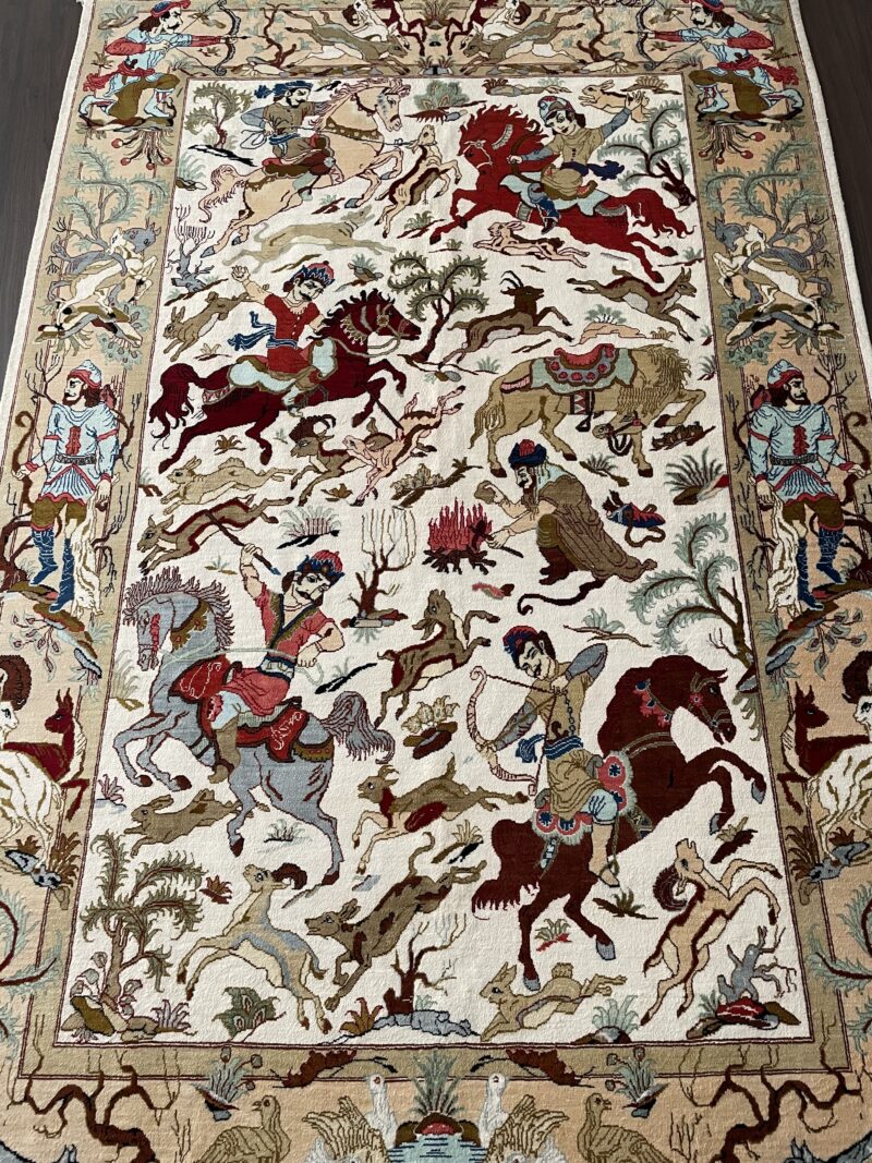 2 X130 zanjan Persian rug سجادة فارسيه زنجان - Image 4