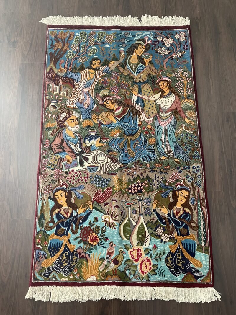 196X120 Persian Kashmar rug سجادة فارسيه كاشمر