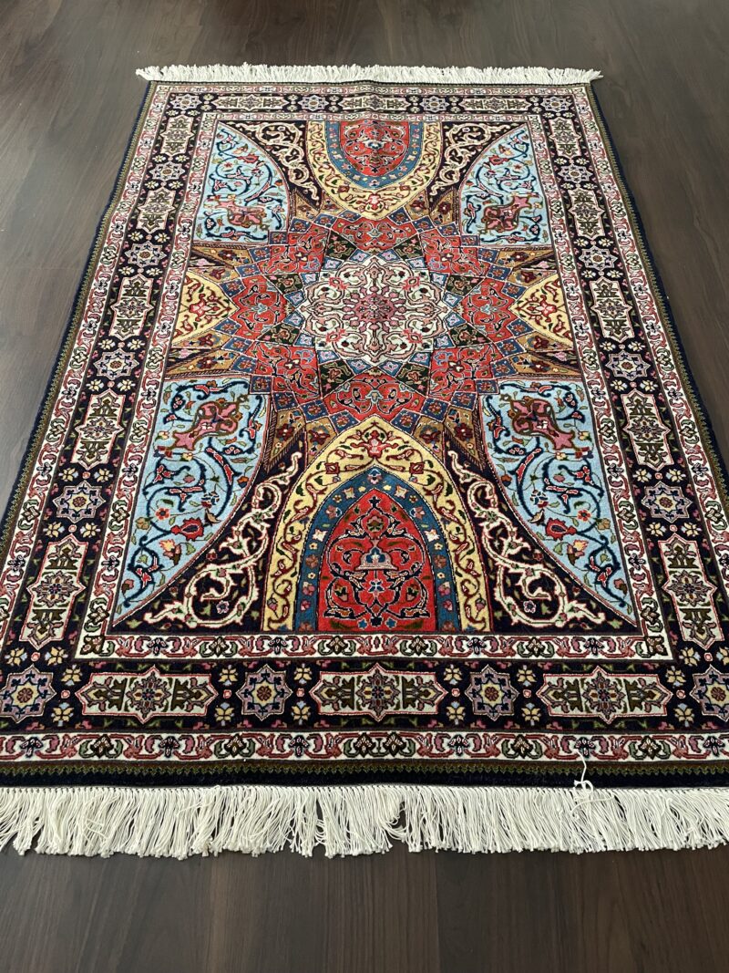 155X102 Persian Tabriz Rug سجادة فارسيه تبريز - Image 2