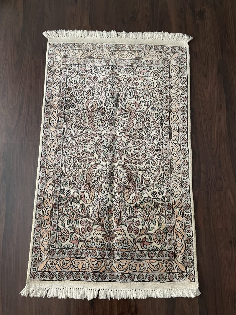 130X80 Kashmir rug سجادة كشمير حرير