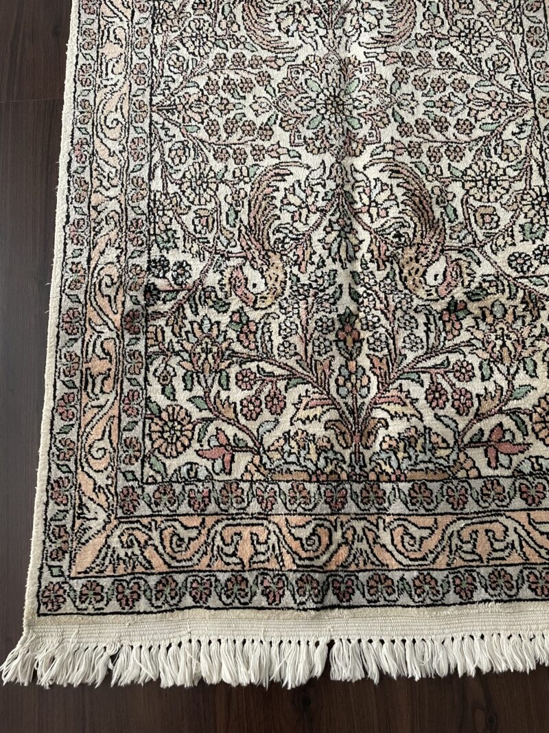 130X80 Kashmir rug سجادة كشمير حرير - Image 3