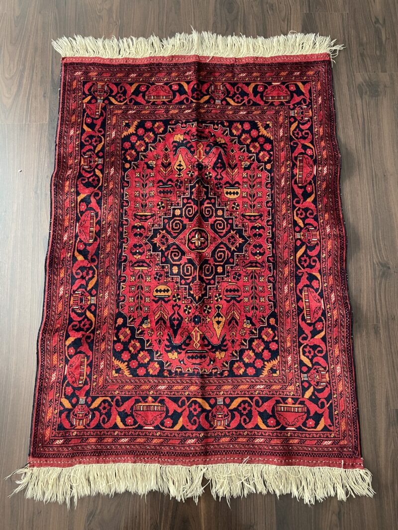 142X104 Afghani rug سجاد أفغاني