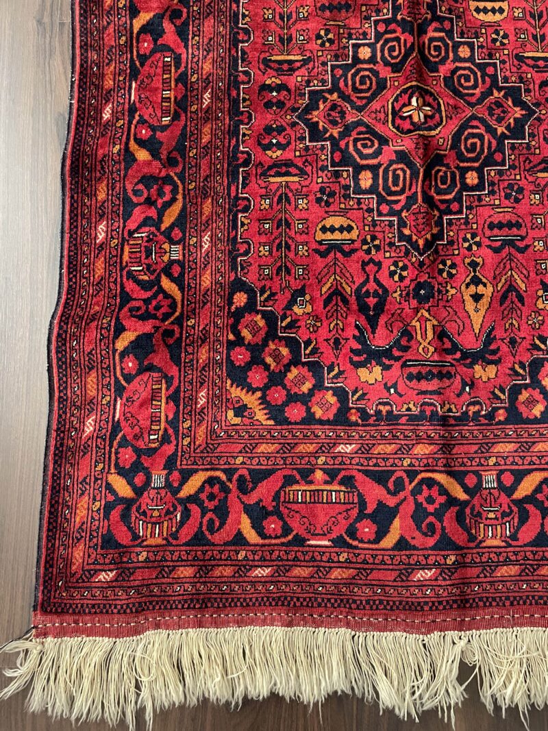 142X104 Afghani rug سجاد أفغاني - Image 3