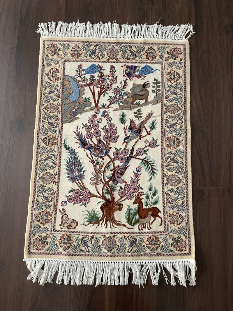 117X81 Persian Nain rug سجادة فارسيه نائين