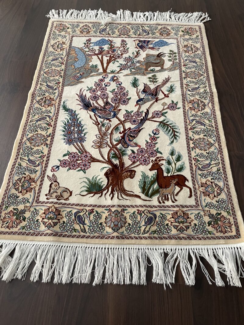 117X81 Persian Nain rug سجادة فارسيه نائين - Image 2