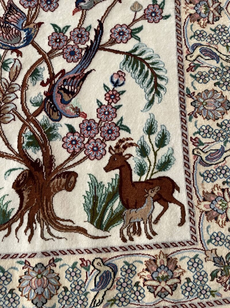 117X81 Persian Nain rug سجادة فارسيه نائين - Image 3