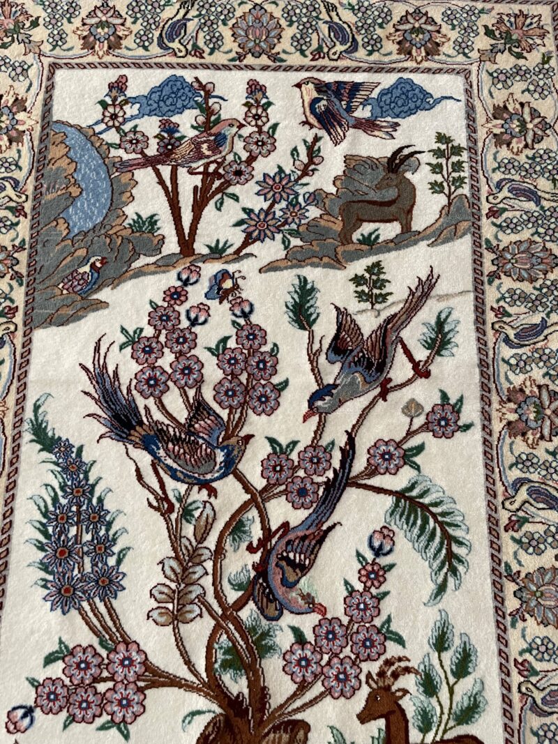 117X81 Persian Nain rug سجادة فارسيه نائين - Image 5