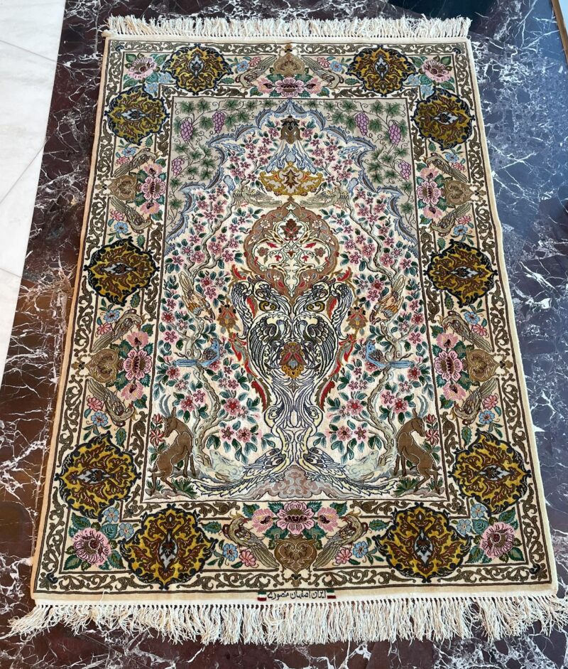 173X120 Persian Isfahan rug سجادة فارسيه أصفهان