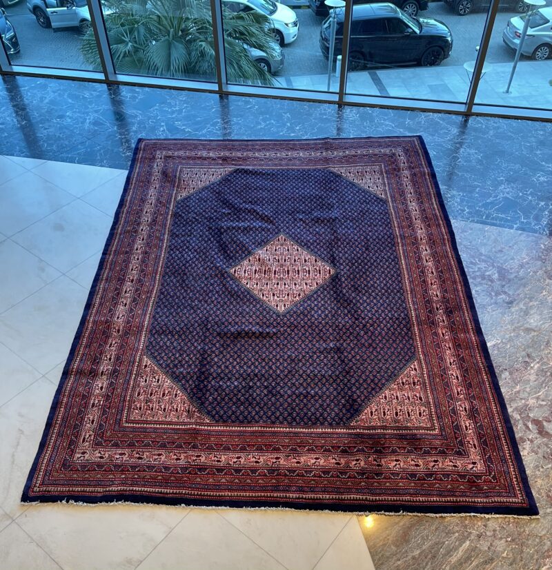 390X280 Persian Hamdan Rug سجادة فارسيه همدان