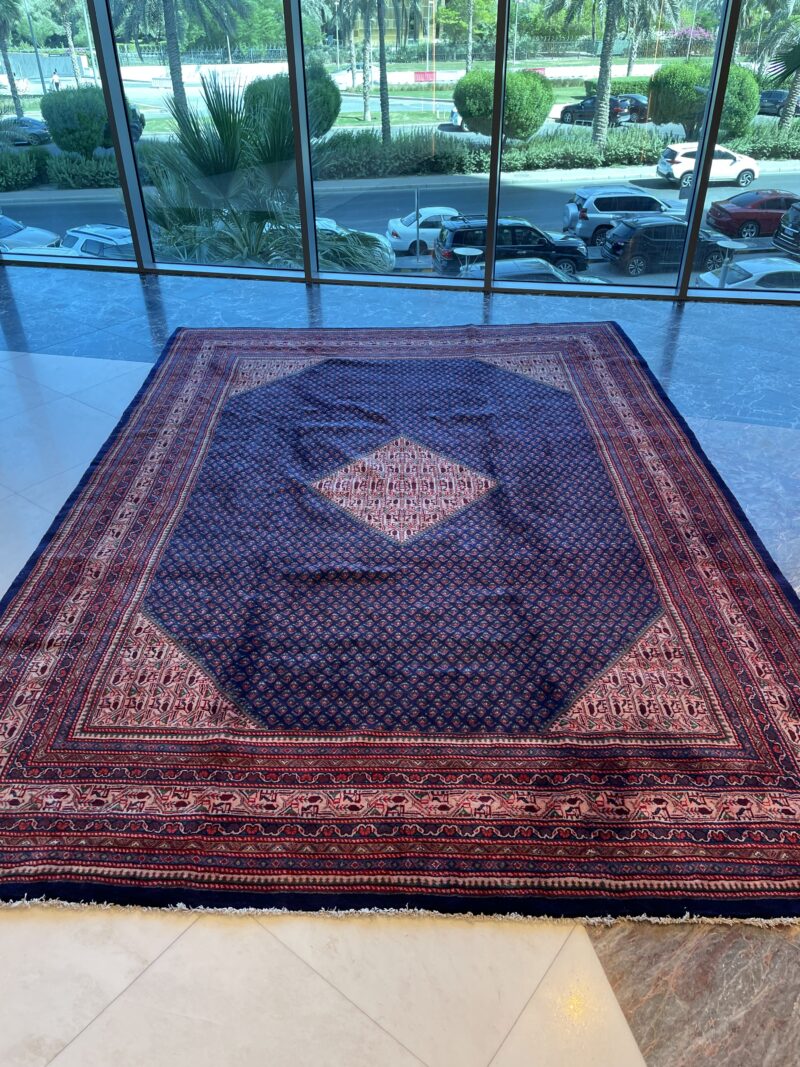 390X280 Persian Hamdan Rug سجادة فارسيه همدان - Image 2