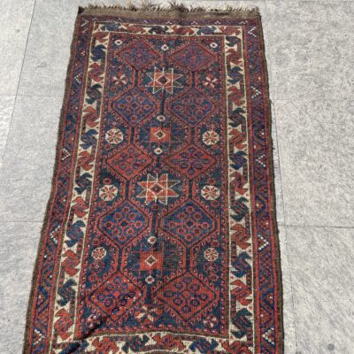 202X108 Qashqi antique Persian rug سجادة قاشقي أنتيك
