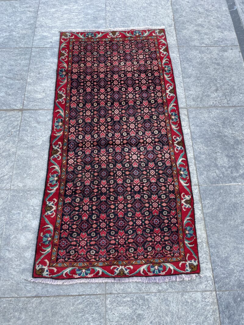 225X105 Persian Hamdan Rug سجادة ممر همدان