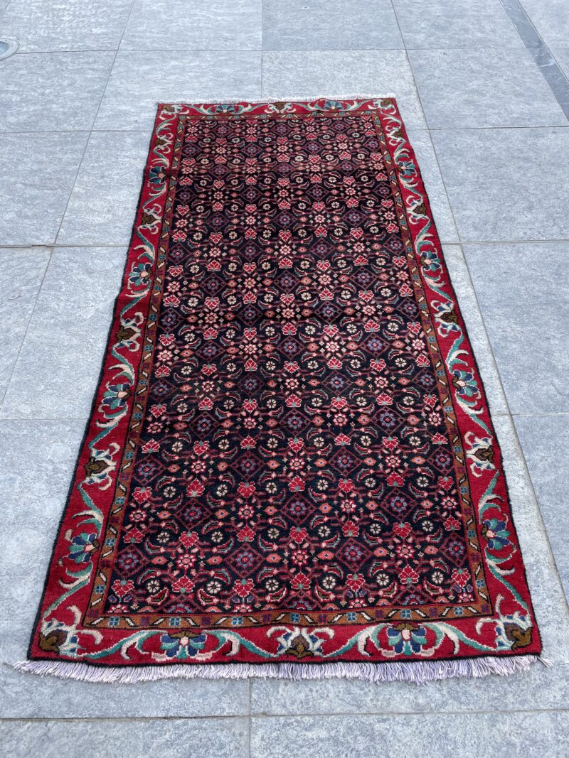 225X105 Persian Hamdan Rug سجادة ممر همدان - Image 2