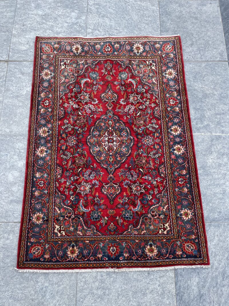 2X137 Hamedan Persian rug سجادة فارسيه همدان