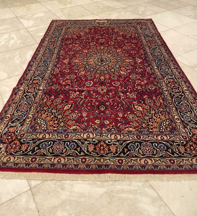305X195 Persian Mashhad Rug سجادة فارسيه مشهد - Image 6