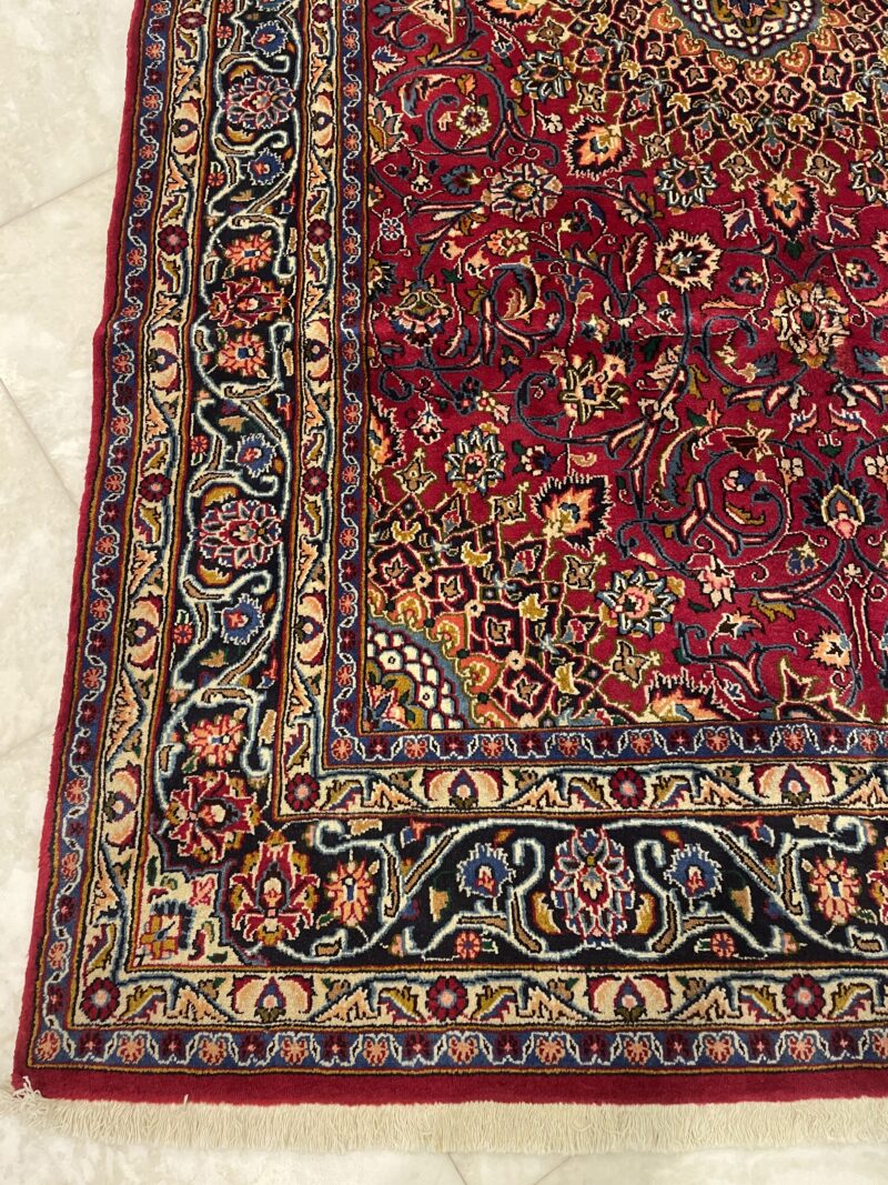 305X195 Persian Mashhad Rug سجادة فارسيه مشهد - Image 5