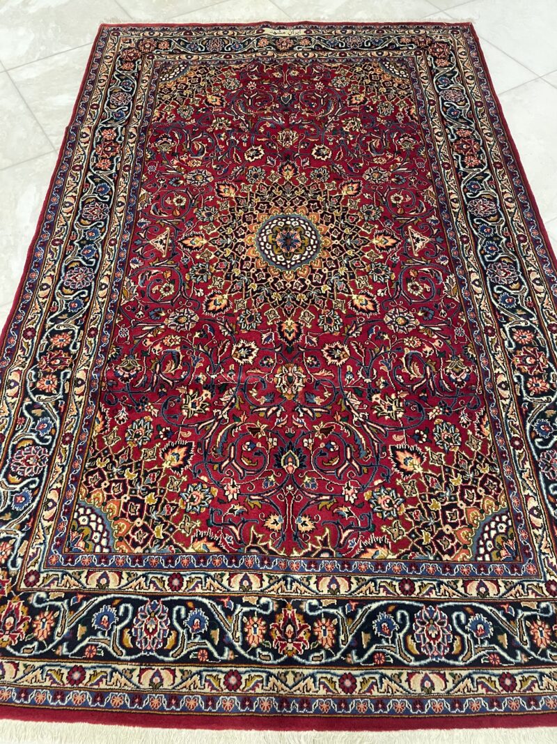 305X195 Persian Mashhad Rug سجادة فارسيه مشهد - Image 4