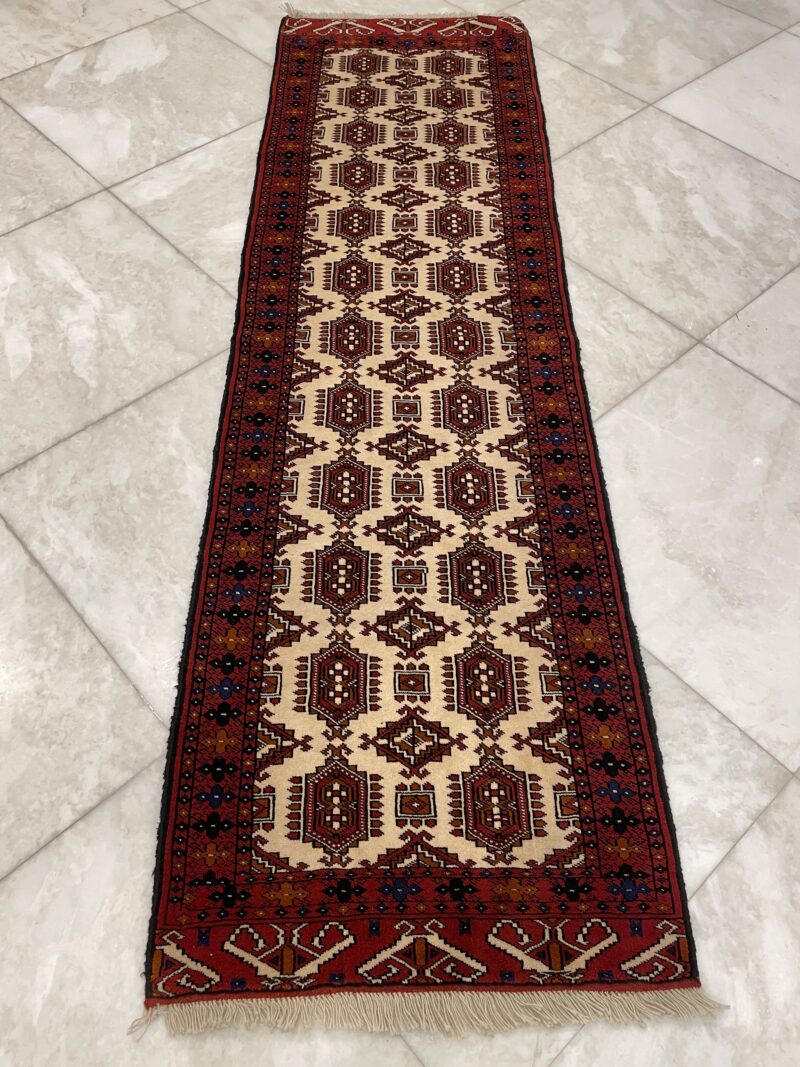 280X80 Persian Turkuman Rug سجادة ممر تركمان - Image 4