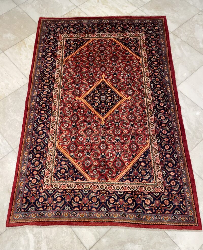 396X3 Persian Hamdan Rug سجادة فارسيه همدان