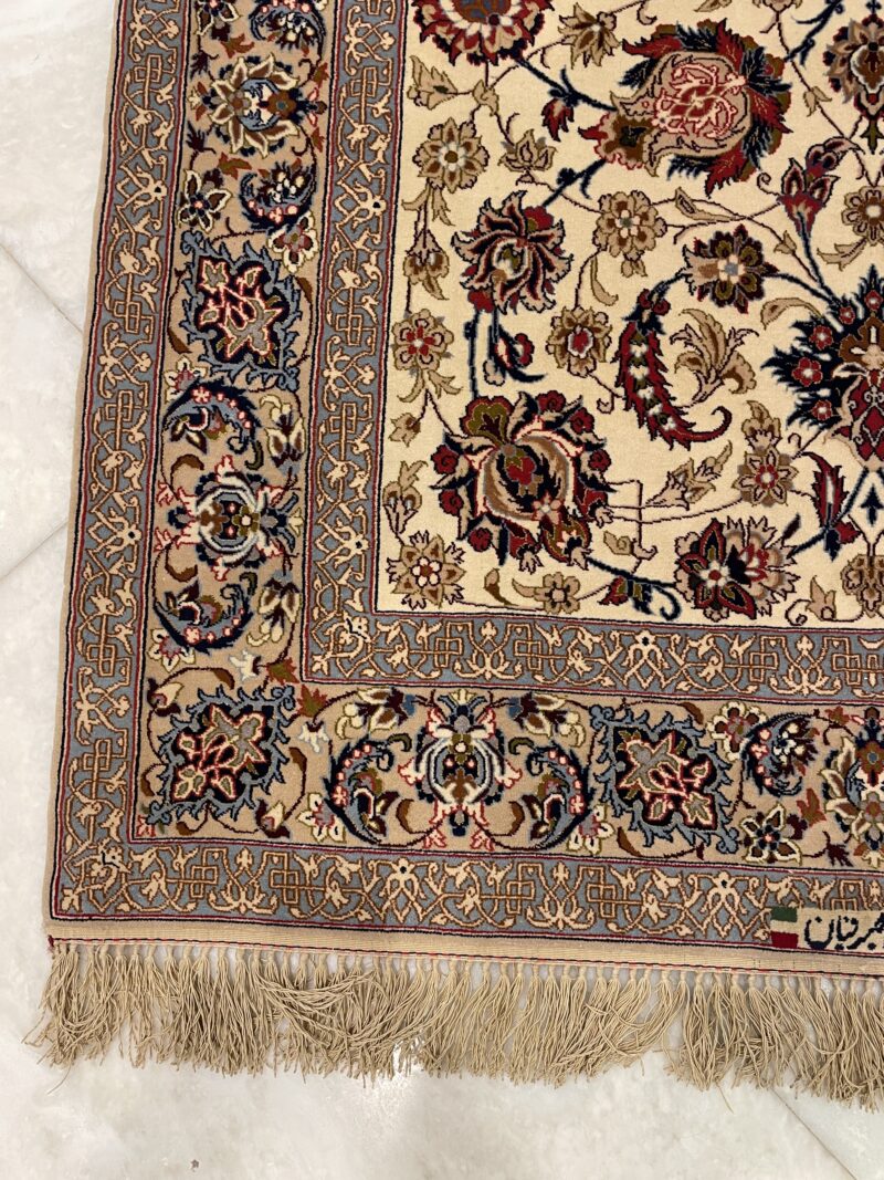 161X102 Persian Isfahan rug سجادة فارسيه أصفهان - Image 3