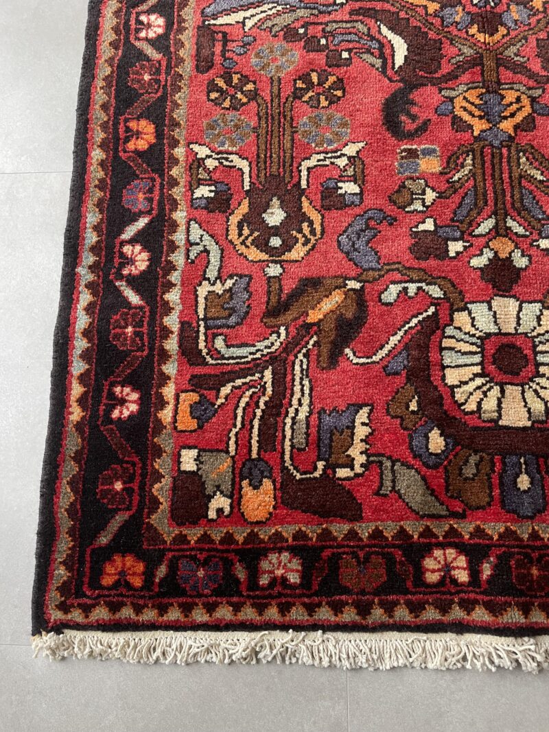 160X112 Persian Hamdan Rug سجادة فارسيه همدان ساروق - Image 3