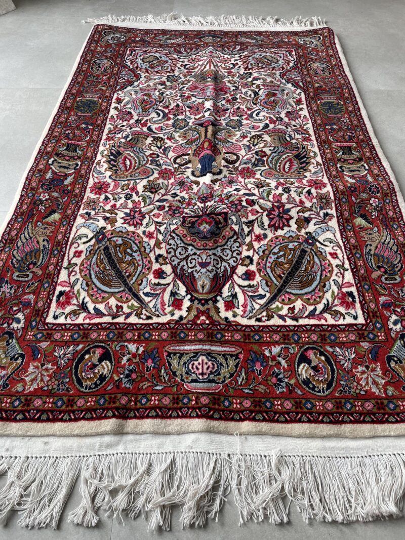 160X1 Persian Hamdan Rug سجادة فارسيه همدان ساروق - Image 2
