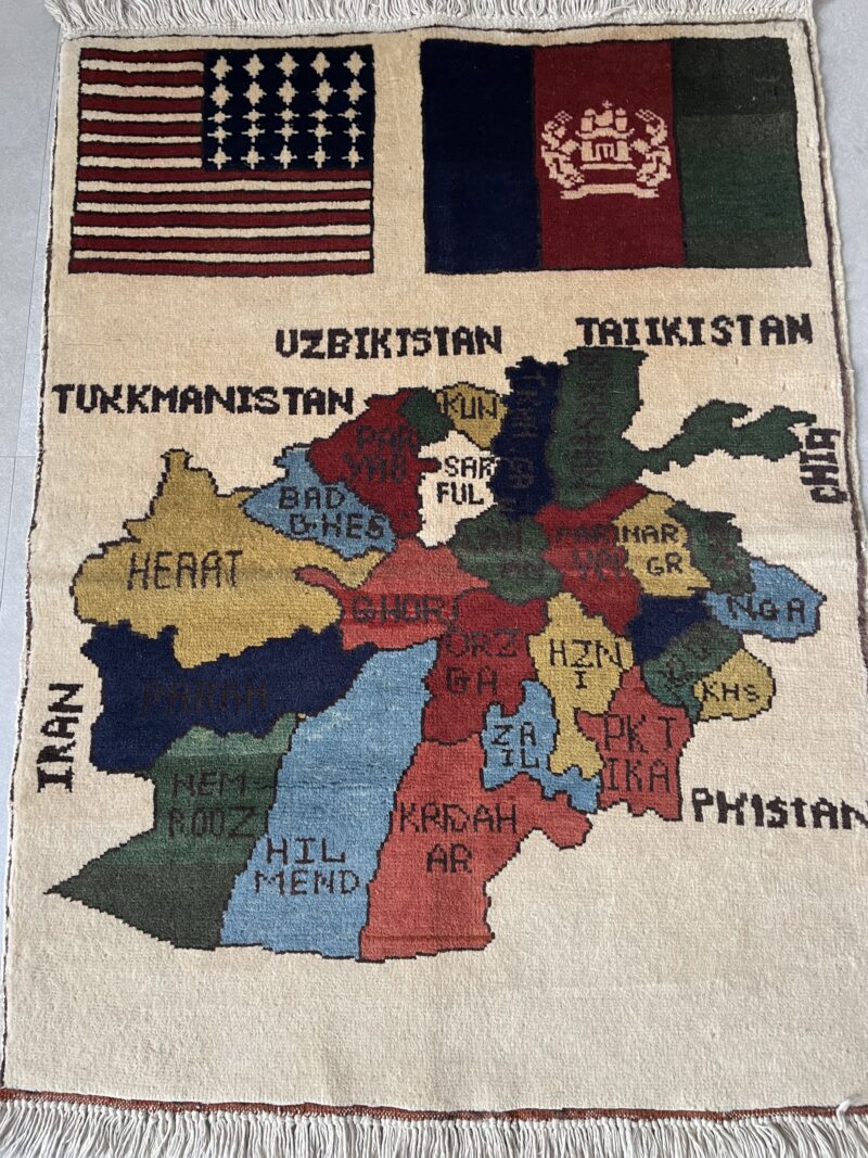 95X90 Afghani rug سجاده  أفغانيه تاريخيه - Image 3