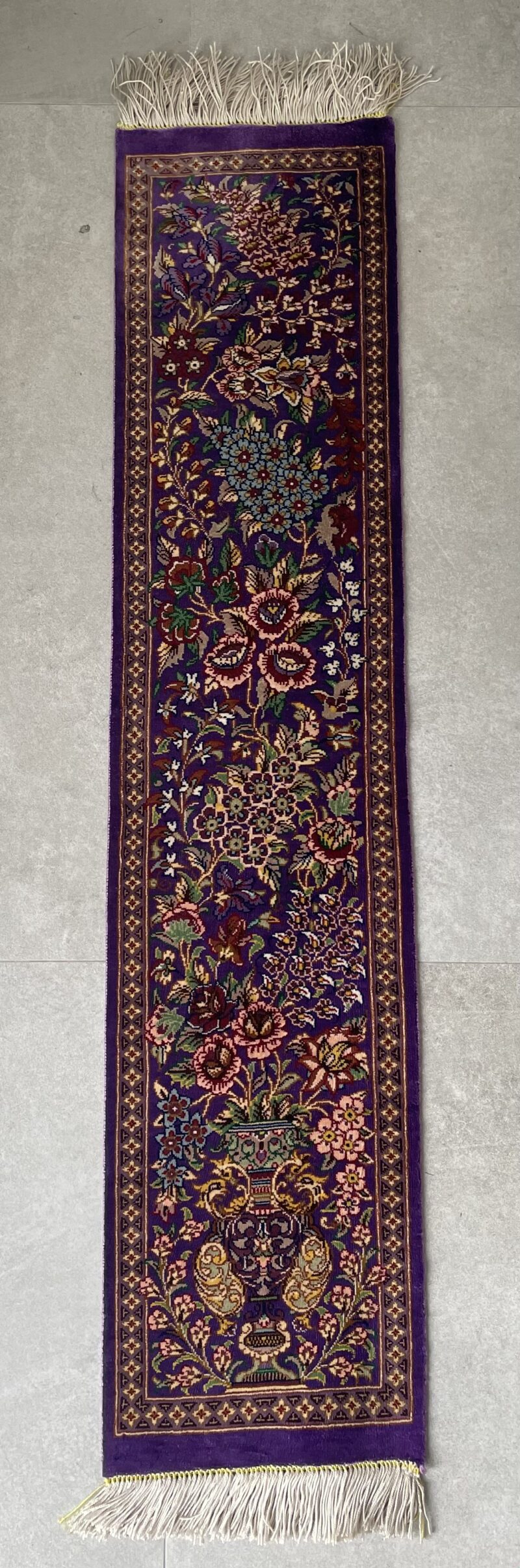 88X20 Qom Persian rug سجادة فارسيه قم