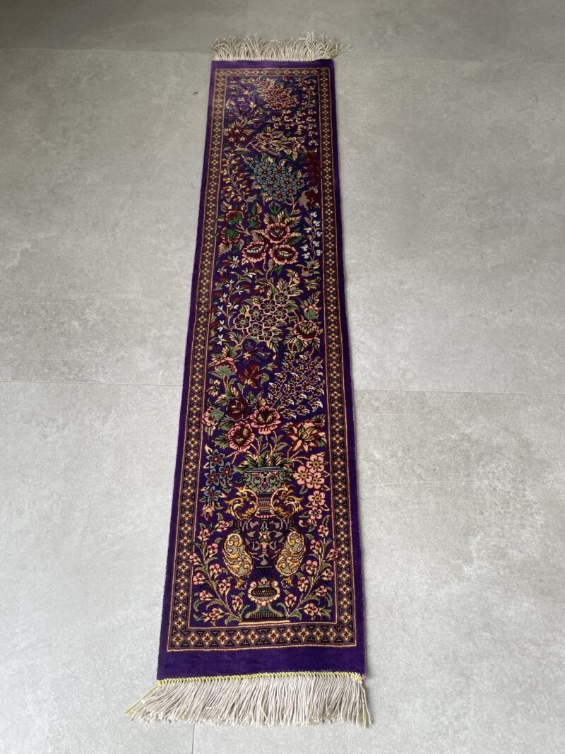 88X20 Qom Persian rug سجادة فارسيه قم - Image 2