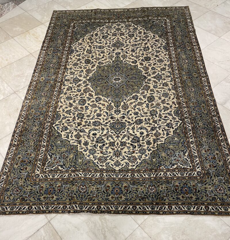 445X293 Persian Kashan Rug سجادة فارسيه كاشان