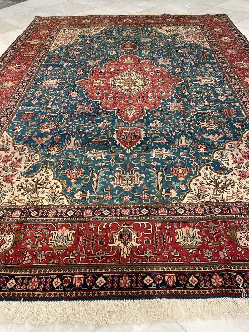 4 X287 Persian Tabriz Rug سجادة فارسيه تبريز - Image 2