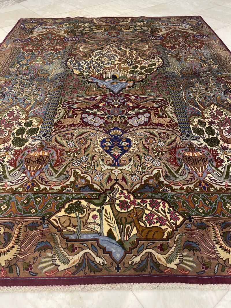 390X292 Persian rug khorasan سجاده فارسيه خراسان كاشمر - Image 5