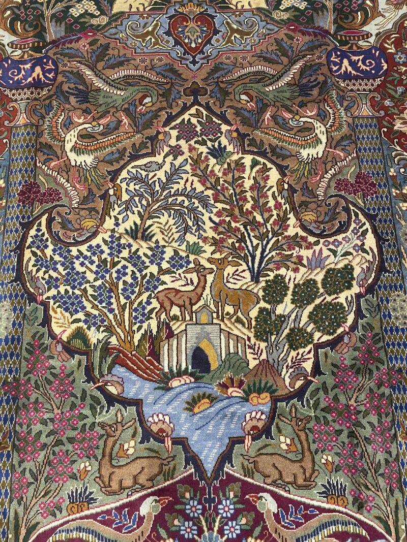 390X292 Persian rug khorasan سجاده فارسيه خراسان كاشمر - Image 3