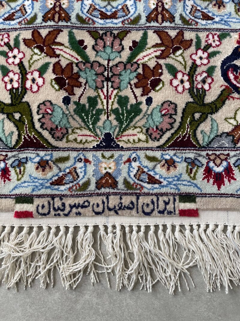 2X130 Persian Isfahan rug سجادة فارسيه أصفهان - Image 3