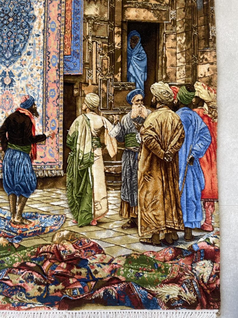106X75 Persian Tabriz Rug سجادة فارسيه تبريز - Image 4
