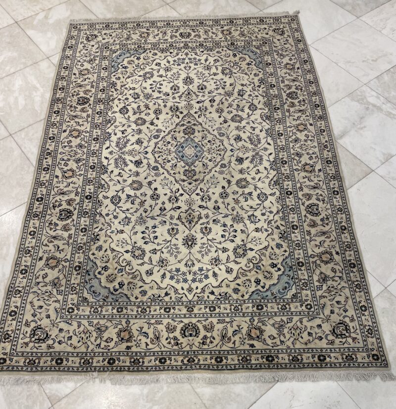 3.5X243 Persian Kashan Rug سجادة فارسيه كاشان