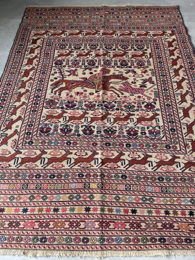 170X123 Afghani rug سجاد أفغاني - Image 5