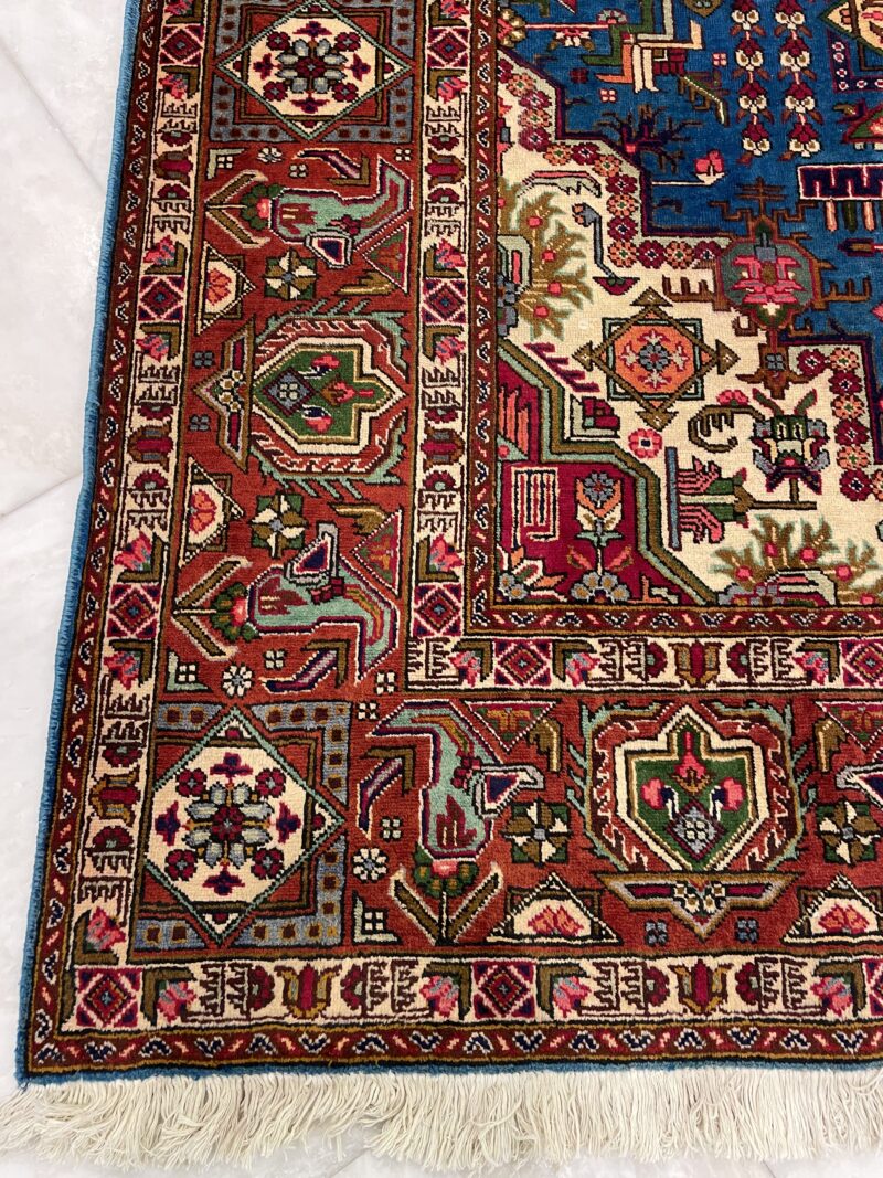 375X298 Persian Tabriz Rug سجادة فارسيه تبريز - Image 3