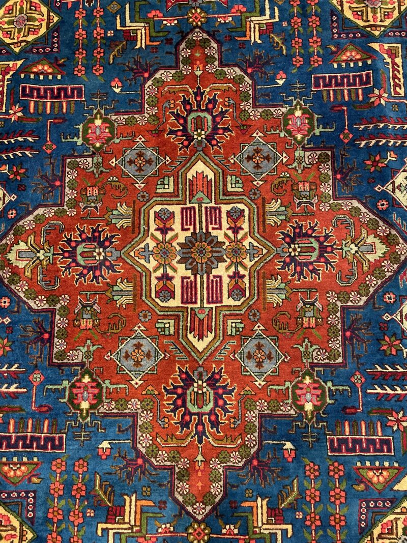 375X298 Persian Tabriz Rug سجادة فارسيه تبريز - Image 4