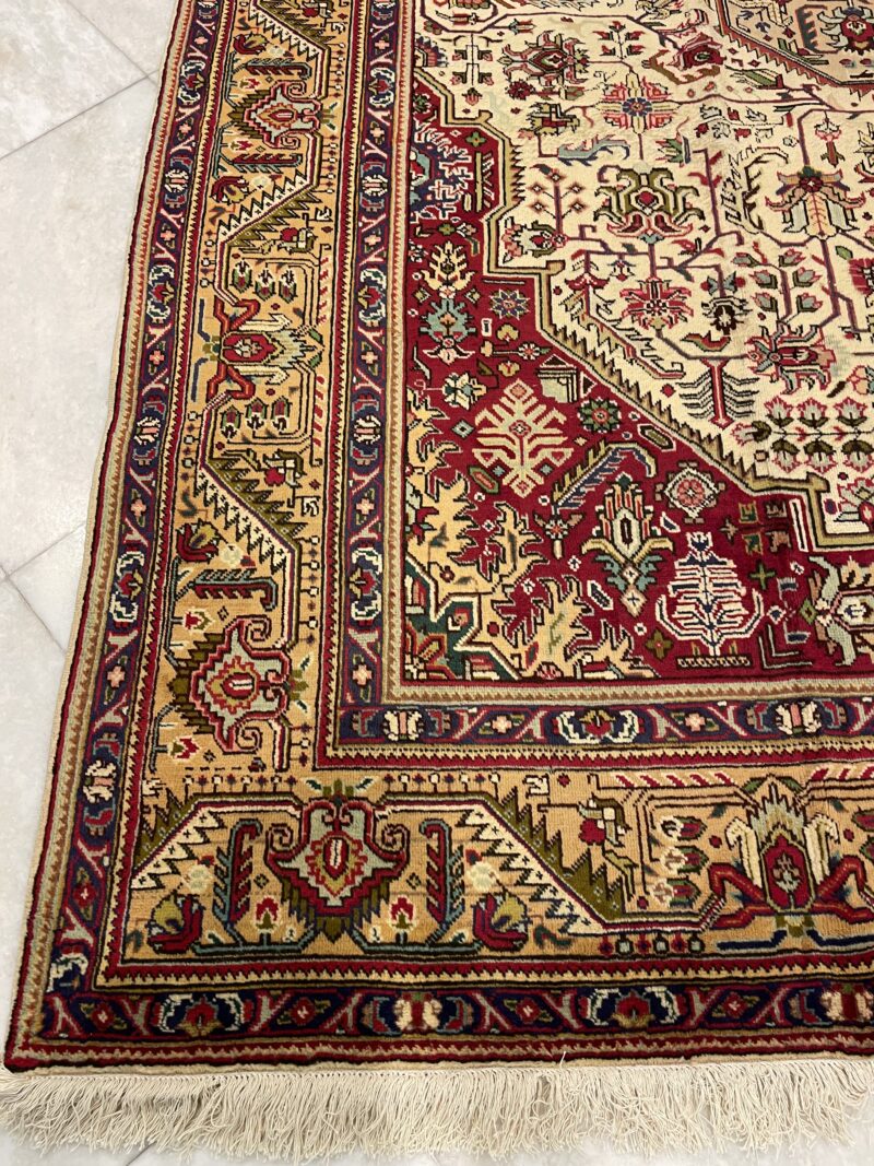 380X282 Persian Tabriz Rug سجادة فارسيه تبريز - Image 3