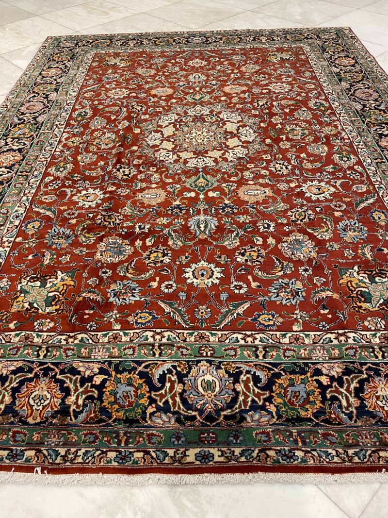 332X245 Persian Tabriz Rug سجادة فارسيه تبريز - Image 4