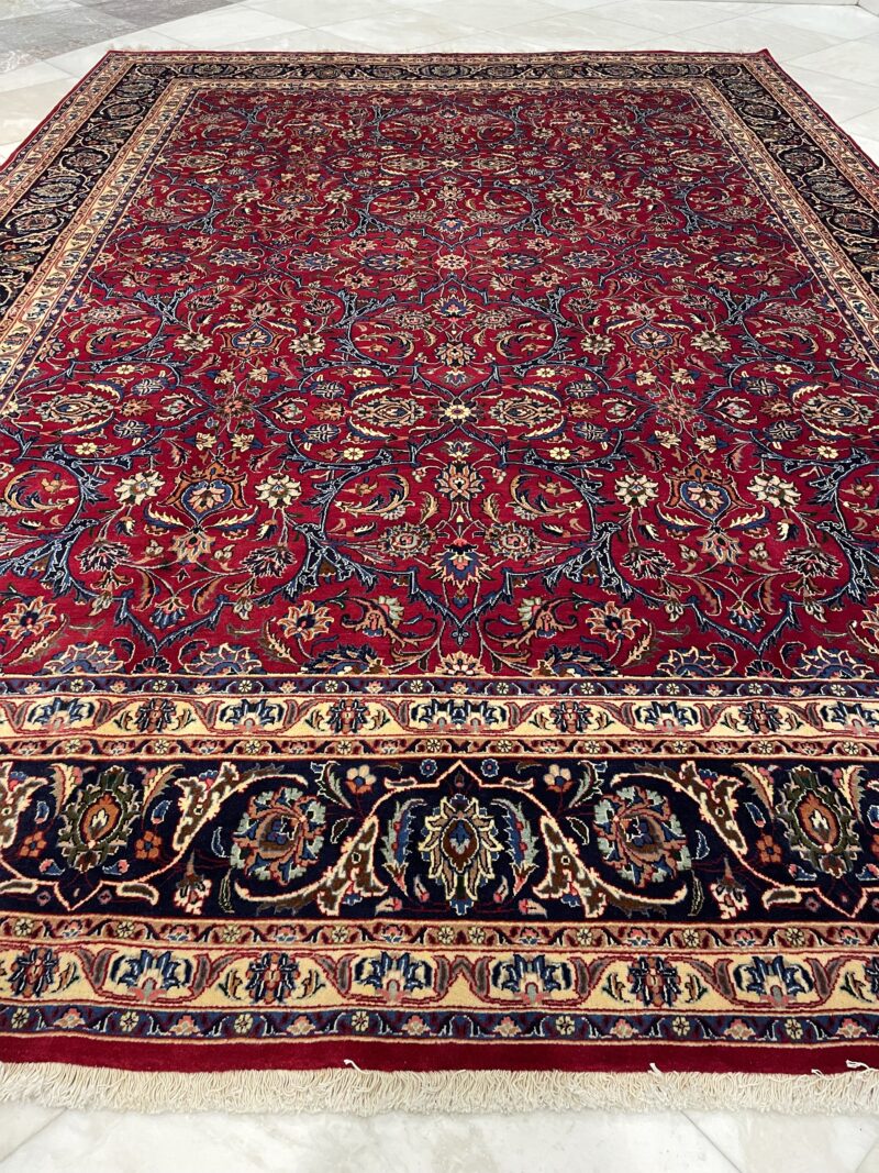 5X340 Persian Mashhad Rug سجادة فارسيه مشهد - Image 2